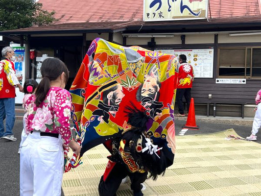 獅子舞に感動！