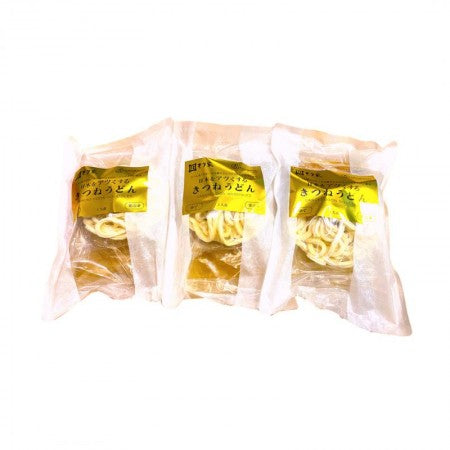 【送料無料】日本をアツくする!きつねうどん3人前