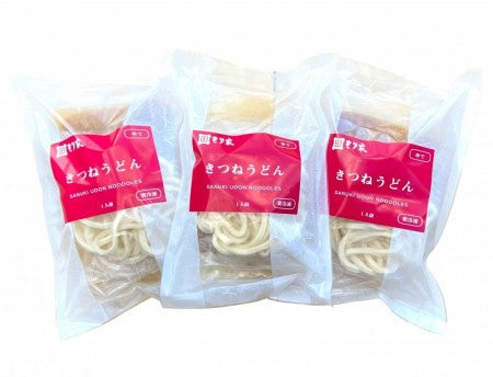 冷凍きつねうどんセット3人前