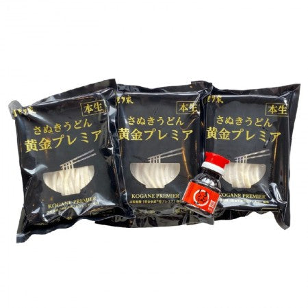 本生うどん黄金プレミア　醤油うどん6人前セット
